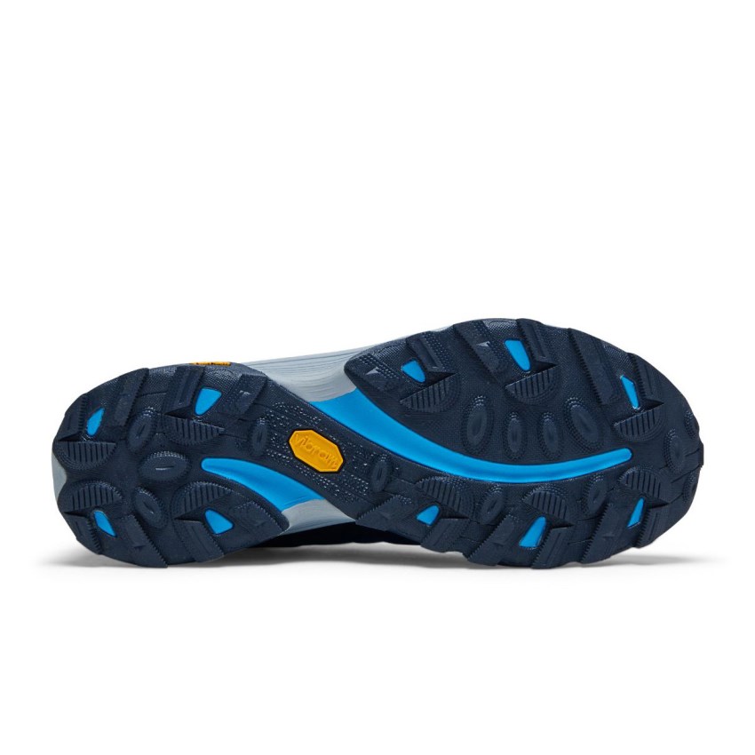 Chaussures Randonnée Merrell Moab Speed Mid GORE-TEX Bleu Homme | C.S.JAKW